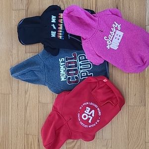 4 Pack of Doggie Hoodies